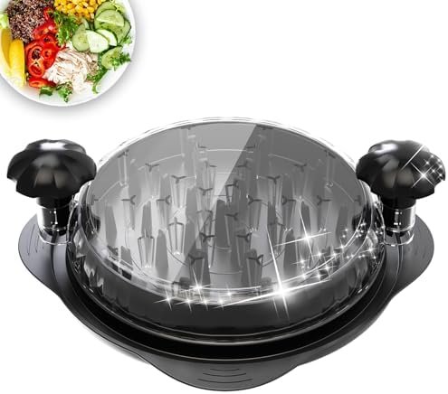 XL 11" Chicken Shredder, Large Pro Meat Shredder Tool Twist with Ergonomic Handle, Strong Non-Slip Base, Dishwasher Safe, Kitchen Chicken Grinder for Ground Food, Vegetables, Black
